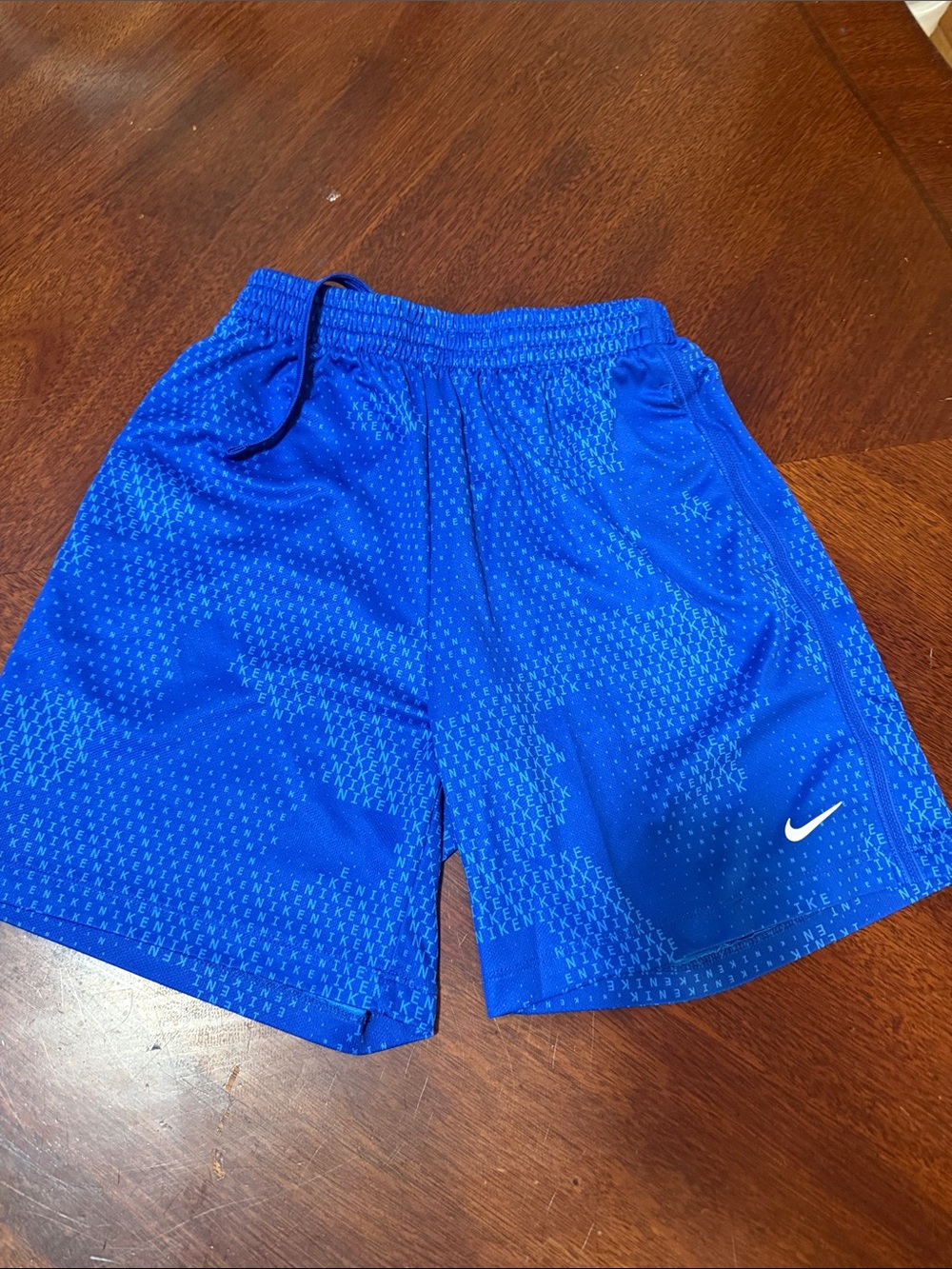 Nike Bright Blue Athletic Mesh Shorts